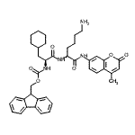 CAS#: 475115-35-6, 3-Cyclohexyl-N-[(9H-Fluoren-9-Ylmethoxy)Carbonyl]-L-Alanyl-N-(4-Methyl-2-Oxo-2H-Chromen-7-Yl)-L-Lysinamide