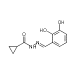 CAS#: 475139-72-1, N'-[(E)-(2,3-Dihydroxyphenyl)Methylene]Cyclopropanecarbohydrazide