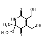 CAS#: 475571-47-2, 3,4-Bis(Hydroxymethyl)-6-Methoxy-6-Methyl-1,6-Dihydro-2,5-Pyridinedione