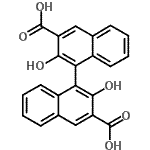 CAS#: 47568-49-0, 2,2'-Dihydroxy-1,1'-Binaphthalene-3,3'-Dicarboxylic Acid
