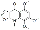 CAS#: 476-27-7, 5,7,8-Trimethoxy-9-Methylfuro[2,3-b]Quinolin-4(9H)-One