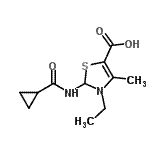 CAS#: 476278-68-9, 2-[(Cyclopropylcarbonyl)Amino]-3-Ethyl-4-Methyl-2,3-Dihydro-1,3-Thiazole-5-Carboxylic Acid