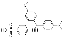 CAS 登录号：47654-02-4， 4-[[二[4-(二甲基氨基)苯基]甲基]氨基]-苯磺酸