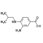 CAS 登录号：476634-97-6， 3-氨基-4-(异丁基氨基)苯甲酸
