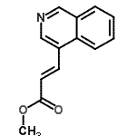 CAS 登录号：477250-22-9， 甲基(2E)-3-(4-异喹啉基)丙烯酸酯
