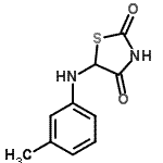 CAS#: 477275-66-4, 5-[(3-Methylphenyl)Amino]-1,3-Thiazolidine-2,4-Dione