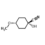 CAS 登录号：477344-80-2， 顺式-1-羟基-4-甲氧基环己烷甲腈