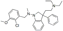 CAS#: 47739-68-4, 1-[(2-Chloro-3-Methoxybenzyl)Methylamino]-3-[2-(Diethylamino)Ethyl]-3-Phenylindoline