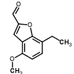 CAS#: 477735-62-9, 7-Ethyl-4-Methoxy-1-Benzofuran-2-Carbaldehyde