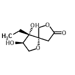 CAS#: 477772-15-9, (3R,4S,5S)-4-Ethyl-3,4-Dihydroxy-1,7-Dioxaspiro[4.4]Nonan-8-One