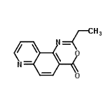 CAS 登录号：477800-62-7， 2-乙基-4H-[1,3]恶嗪并[4,5-f]喹啉-4-酮