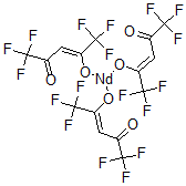 CAS 登录号:47814-18-6, (OC-6-11)-三(1,1,1,5,5,5-六氟-2,4-戊烷二酮)-钕