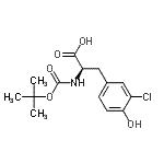 CAS 登录号：478183-57-2， 3-氯-N-{[(2-甲基-2-丙基)氧基]羰基}-D-酪氨酸