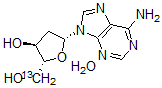 CAS#: 478510-77-9, 2'-Deoxy-Adenosine-5'-13C Monohydrate