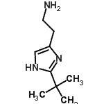 CAS#: 479408-56-5, 2-[2-(2-Methyl-2-Propanyl)-1H-Imidazol-4-Yl]Ethanamine