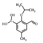 CAS 登录号：480424-52-0， (3-甲酰基-2-异丙氧基-5-甲基苯基)硼酸