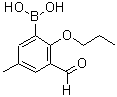 CAS 登录号：480424-53-1， (3-甲酰基-5-甲基-2-丙氧基苯基)硼酸