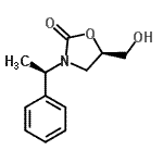 CAS 登录号：480424-73-5， (5R)-5-(羟基甲基)-3-[(1R)-1-苯基乙基]-1,3-恶唑烷-2-酮