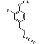 CAS#: 480439-05-2, 2-Bromo-4-(2-Isocyanatoethyl)-1-Methoxybenzene