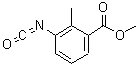 CAS 登录号：480439-28-9， 3-异氰酸-2-甲基苯甲酸甲酯