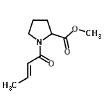 CAS#: 480440-16-2, Methyl 1-[(2E)-2-Butenoyl]Prolinate