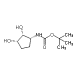 CAS#: 481073-50-1, 2-Methyl-2-Propanyl [(1R,2R,3S)-2,3-Dihydroxycyclopentyl]Carbamate