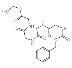 CAS#: 4811-37-4, Ethyl 2-[[2-[[2-[(2-Phenylmethoxycarbonylaminoacetyl)Amino]Acetyl]Amino]Acetyl]Amino]Acetate