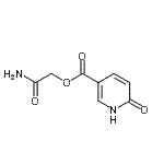 CAS#: 481712-65-6, 2-Amino-2-Oxoethyl 6-Oxo-1,6-Dihydro-3-Pyridinecarboxylate