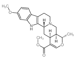 CAS#: 482-95-1, (3b,20a)-16,17-Didehydro-11-Methoxy-19a-Methyl-18-Oxayohimban-16-Carboxylic Acid Methyl Ester