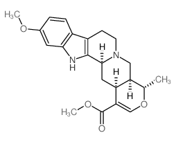 CAS#: 482-96-2, (20a)-16,17-Didehydro-11-Methoxy-19a-Methyl-18-Oxayohimban-16-Carboxylic Acid Methyl Ester