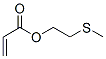 CAS 登录号：4836-09-3， 2-(甲硫基)乙基丙烯酸酯