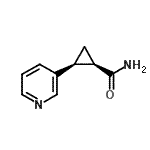 CAS#: 484654-42-4, (1R,2S)-2-(3-Pyridinyl)Cyclopropanecarboxamide