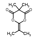 CAS#: 4858-67-7, 2-Isopropylidene-5,5-Dimethyl-1,3-Dioxane-4,6-Dione