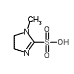 CAS 登录号：485805-06-9， 1-甲基-4,5-二氢-1H-咪唑-2-磺酸
