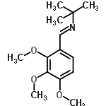 CAS 登录号：485842-36-2， (E)-N-(2-甲基-2-丙基)-1-(2,3,4-三甲氧基苯基)甲亚胺