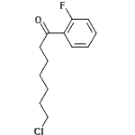 CAS 登录号：487058-11-7， 7-氯-1-(2-氟苯基)-1-庚酮