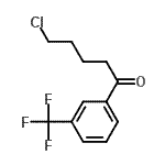 CAS#: 487058-80-0, 5-Chloro-1-[3-(Trifluoromethyl)Phenyl]-1-Pentanone