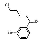 CAS#: 487058-88-8, 1-(3-Bromophenyl)-5-Chloro-1-Pentanone