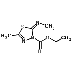 CAS#: 488151-10-6, Ethyl (2E)-5-Methyl-2-(Methylimino)-1,3,4-Thiadiazole-3(2H)-Carboxylate