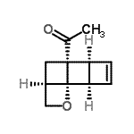 CAS 登录号：488797-39-3， 1-[(1R,2R,5S,6R,8R)-10-氧杂四环[4.4.0.0<sup>1,8</sup>.0<sup>2,5</sup>]癸-3-烯-6-基]乙酮