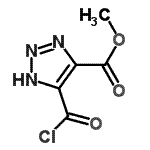 CAS#: 488816-89-3, Methyl 4-(Chlorocarbonyl)-1H-1,2,3-Triazole-5-Carboxylate