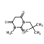 CAS#: 491614-46-1, 1-(2,2-Dimethylpropyl)-3-Methyl-6-Thioxodihydro-2,4(1H,3H)-Pyrimidinedione