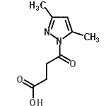 CAS#: 491831-88-0, 4-(3,5-Dimethyl-1H-Pyrazol-1-Yl)-4-Oxobutanoic Acid
