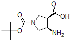 CAS 登录号:492462-02-9, (3R,4R)-4-氨基-1,3-吡咯烷二羧酸 1-叔丁酯