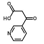 CAS 登录号：4939-98-4， 3-氧代-3-(3-吡啶基)丙酸