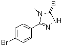 CAS#: 494194-50-2, 5-(4-Bromophenyl)-4-Methyl-2,4-Dihydro-3H-1,2,4-Triazole-3-Thione