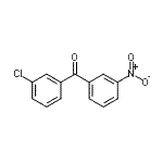 CAS#: 494203-12-2, (3-Chlorophenyl)(3-Nitrophenyl)Methanone