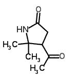 CAS 登录号：494225-22-8， 4-乙酰基-5,5-二甲基-2-吡咯烷酮