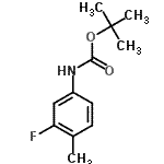 CAS#: 494789-04-7, 2-Methyl-2-Propanyl (3-Fluoro-4-Methylphenyl)Carbamate