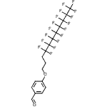 CAS#: 494798-73-1, 4-[(4,4,5,5,6,6,7,7,8,8,9,9,10,10,11,11,11-Heptadecafluoroundecyl)Oxy]Benzaldehyde